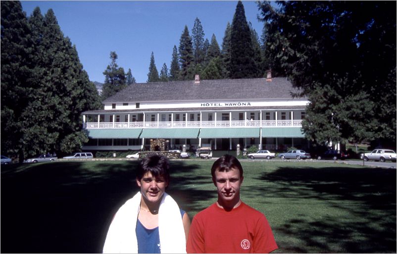 Normal faces at the Wawona Hotel